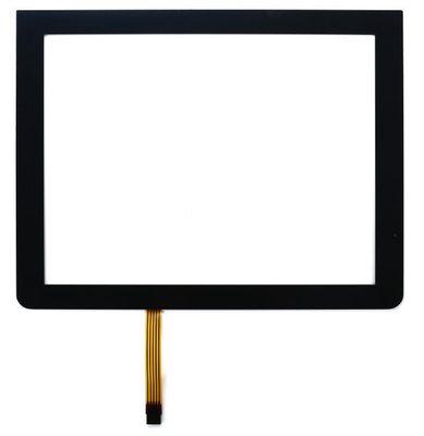 純粋な平たい箱 18.5」5 本のワイヤー黒いフレームが付いている抵抗接触パネル スクリーン