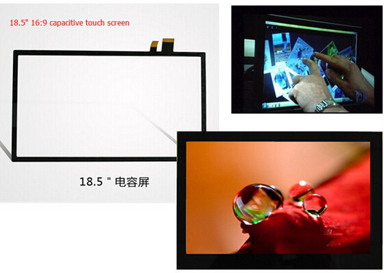 写し出された容量性タッチ画面G + GかG + USB/I2CインターフェイスとのF/F