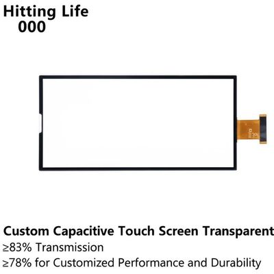 Hitting Life 000 カスタム静電容量式タッチスクリーン 透明度 ≥83% 透過率 ≥78% カスタマイズされた性能と耐久性