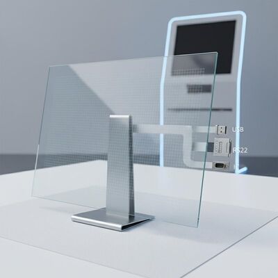 高透明性プロジェクテッド容量タッチパネル USB RS232 I2C インターフェイスと高タッチ解像度